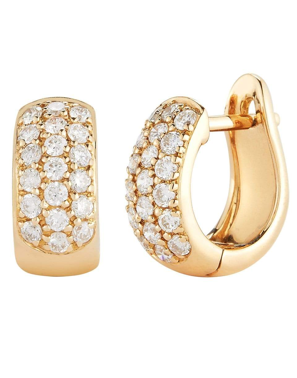 DANA REBECCA DESIGNS-DRD Large Diamond Hoops-YELLOW GOLD