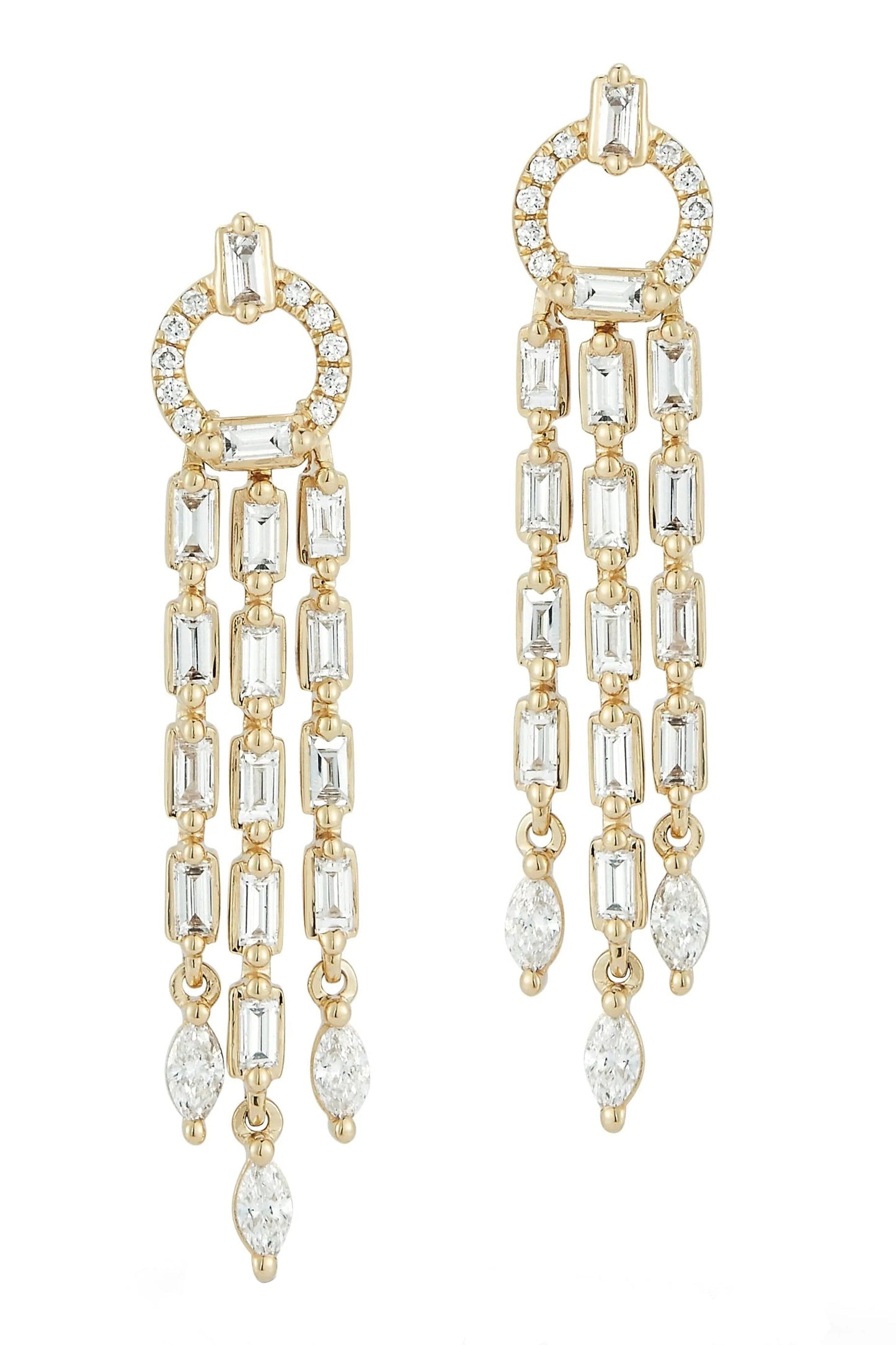 DANA REBECCA DESIGNS-Sadie Pearl Statement Earrings-YELLOW GOLD