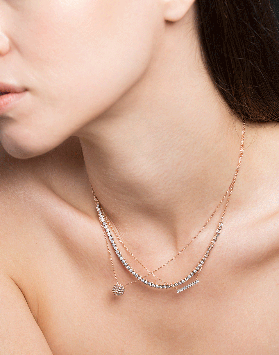 DANA REBECCA DESIGNS-Ava Bea Miracle Diamond Necklace-ROSE GOLD