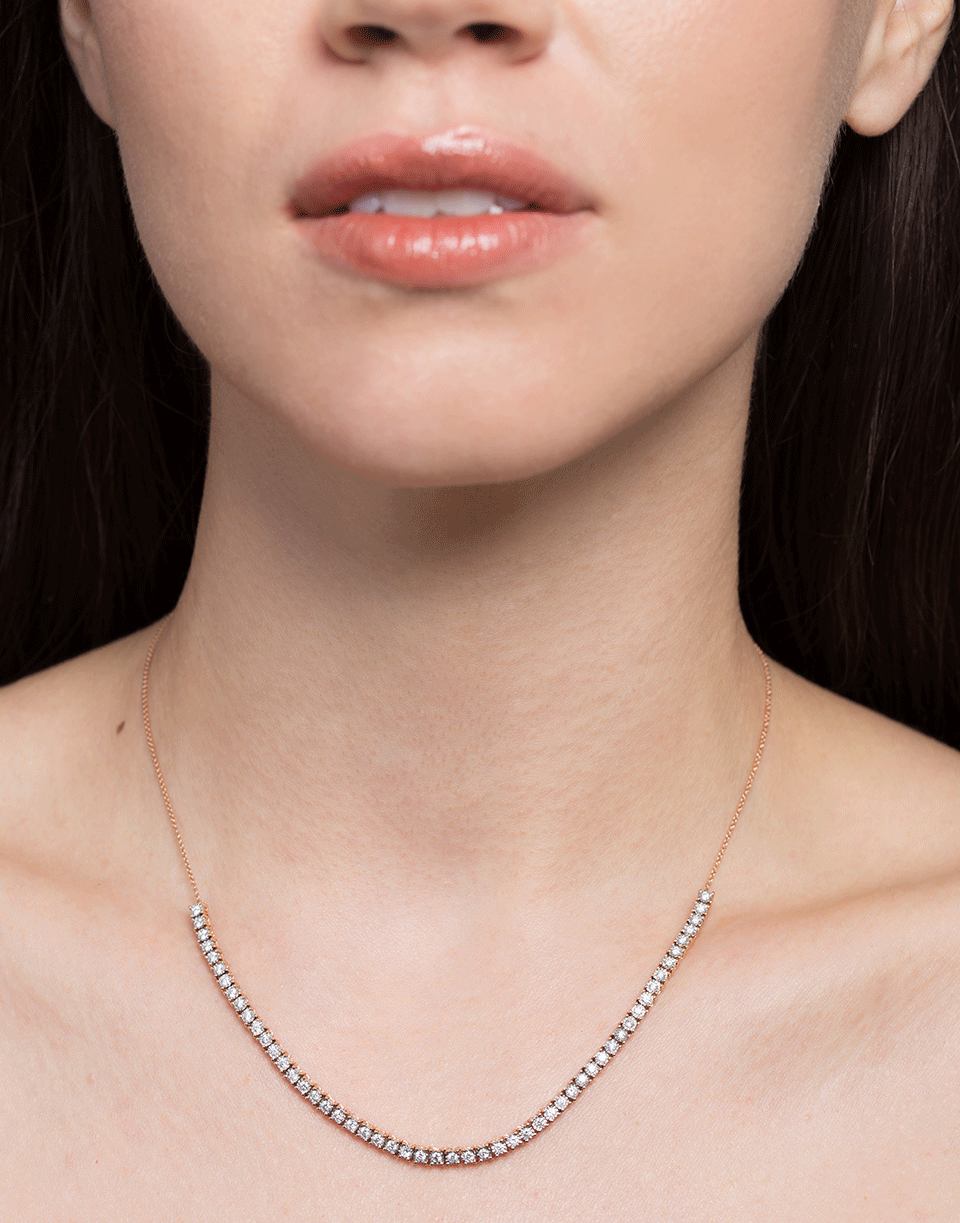 DANA REBECCA DESIGNS-Ava Bea Miracle Diamond Necklace-ROSE GOLD