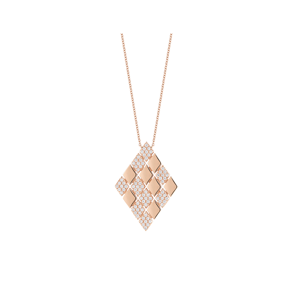 DANA REBECCA DESIGNS-Jeanie Ann Diamond Necklace-ROSE GOLD