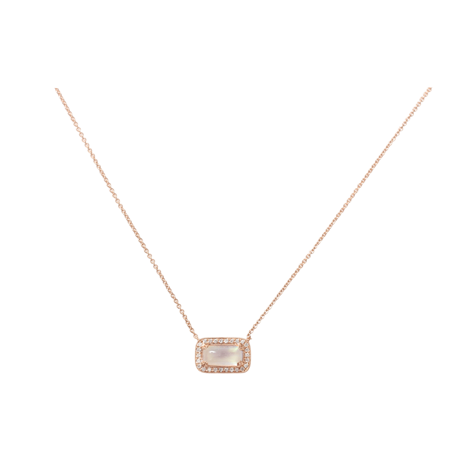 DANA REBECCA DESIGNS-Sylvie Rose Moonstone Necklace-ROSE GOLD