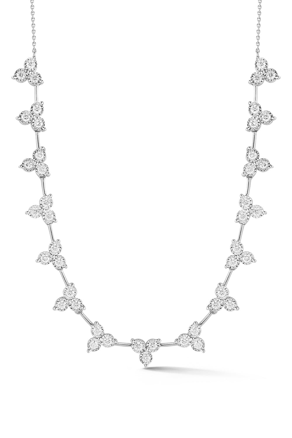 DANA REBECCA DESIGNS-Ava Bea Tennis Necklace-WHITE GOLD