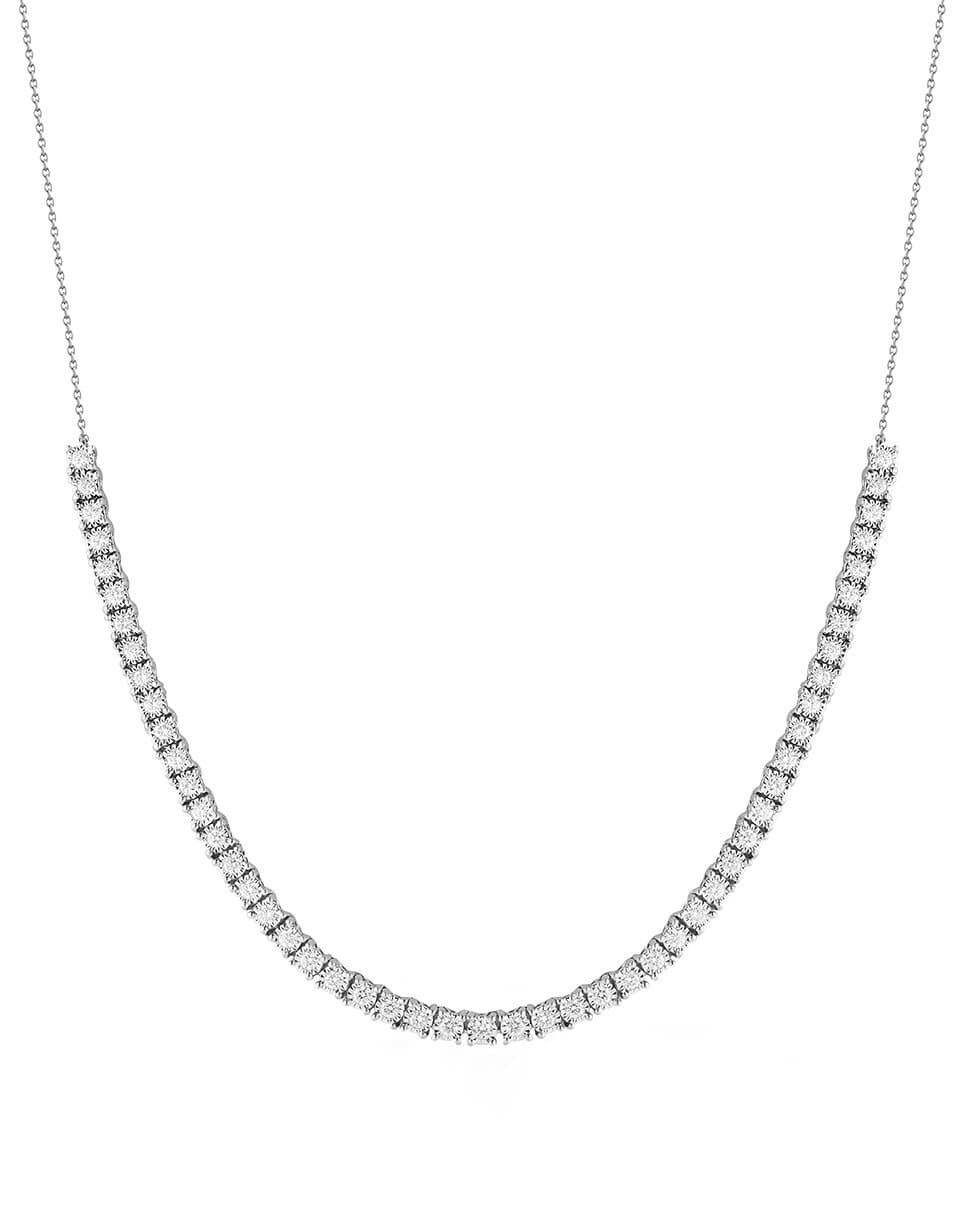 DANA REBECCA DESIGNS-Ava Bea White Gold Diamond Tennis Necklace-WHITE GOLD