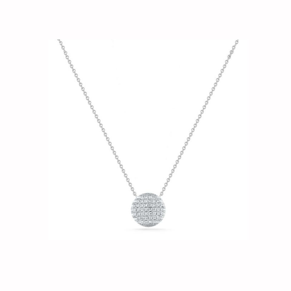 DANA REBECCA DESIGNS-Lauren Joy Large Necklace-WHITE GOLD
