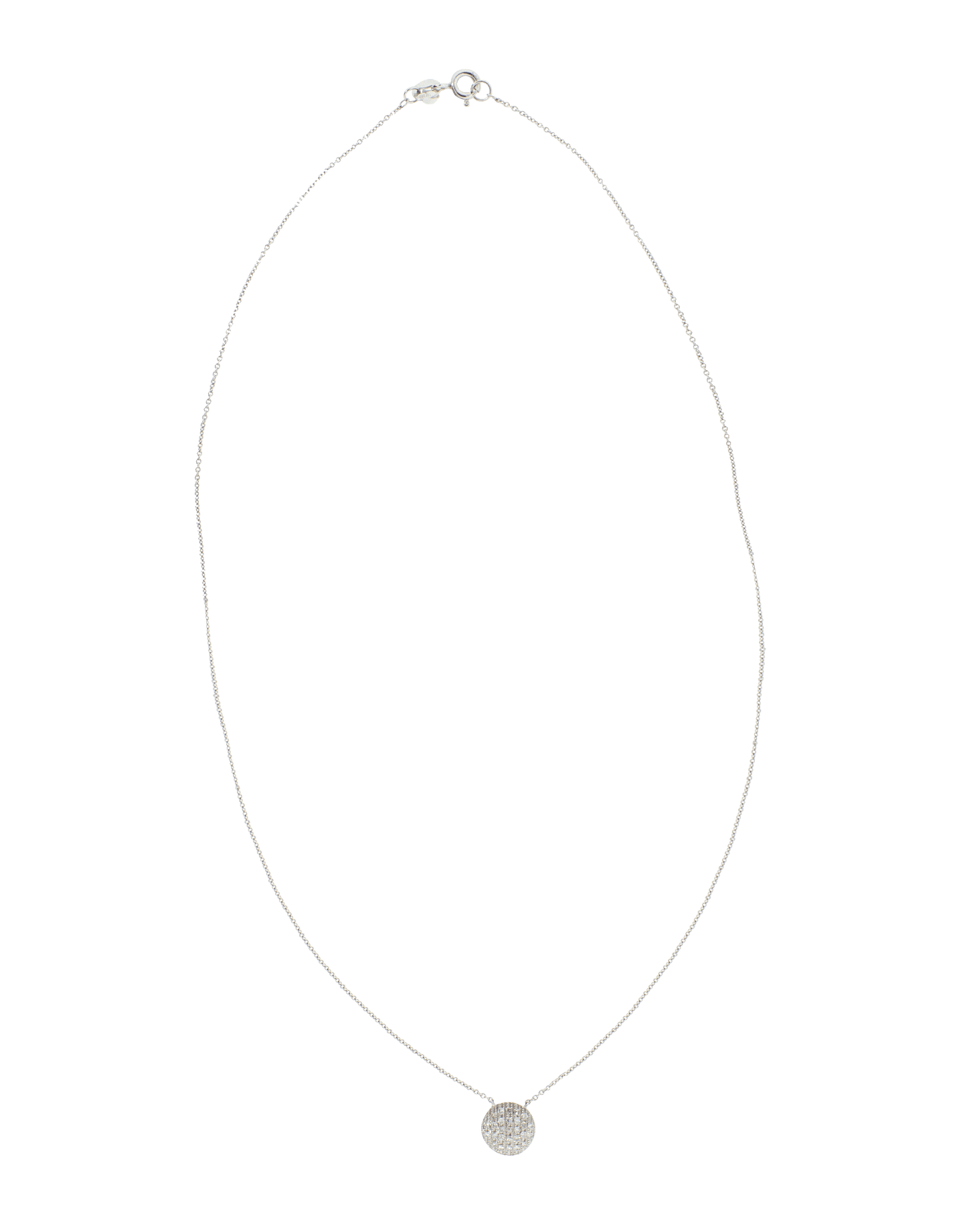 DANA REBECCA DESIGNS-Lauren Joy Medium Diamond Necklace-WHITE GOLD