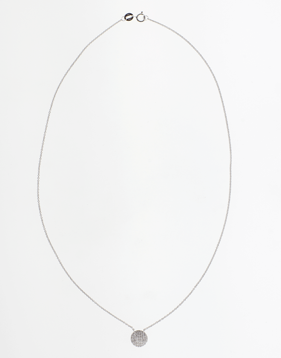 DANA REBECCA DESIGNS-Lauren Joy Medium Necklace-WHITE GOLD