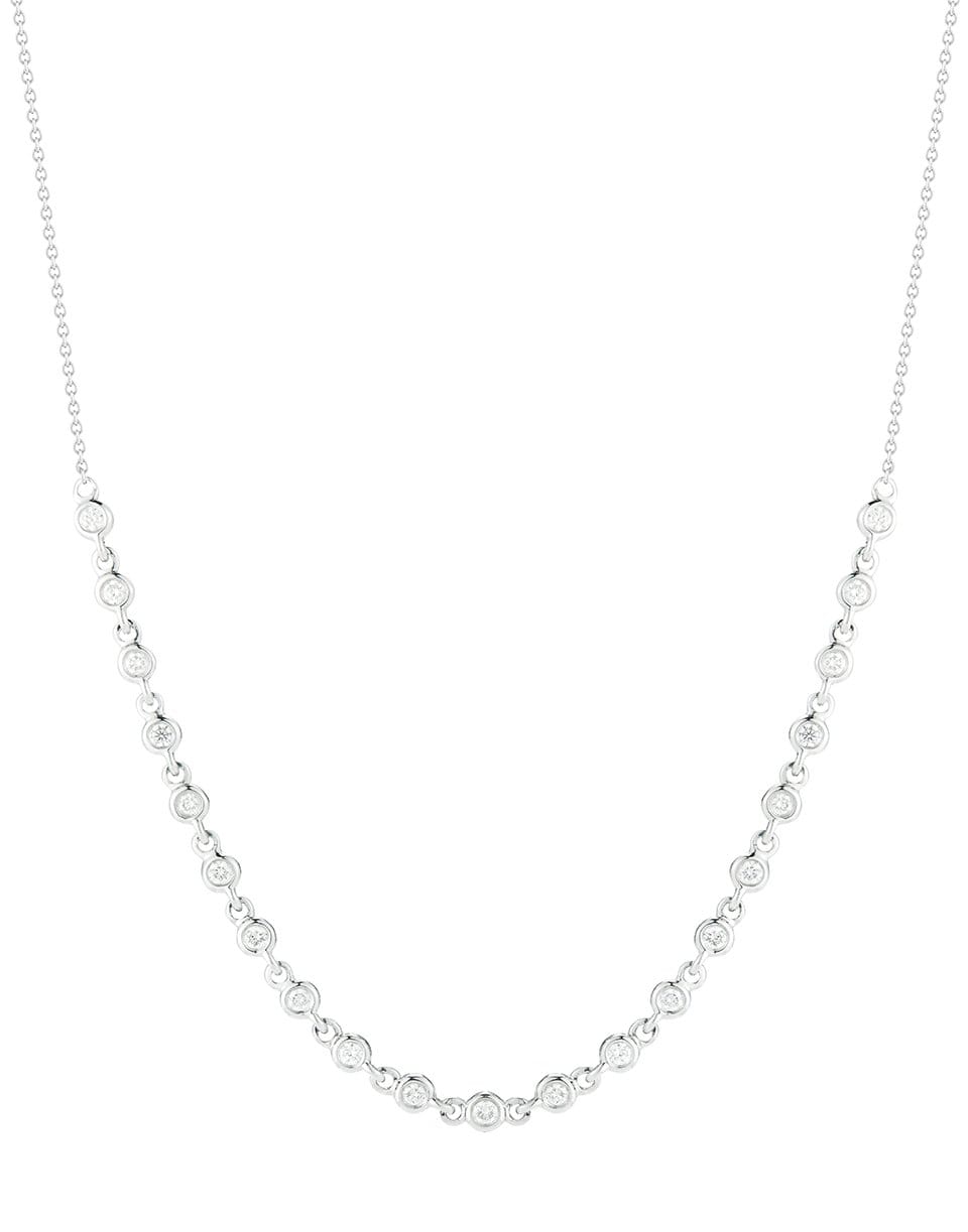 DANA REBECCA DESIGNS-Lulu Jack Diamond Station Necklace-WHITE GOLD
