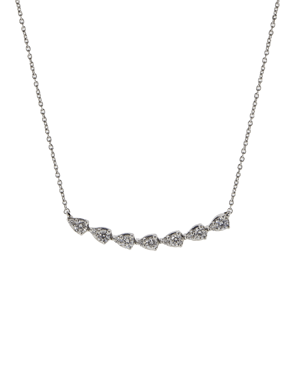 DANA REBECCA DESIGNS-Sophia Ryan Diamond Bar Necklace-WHITE GOLD
