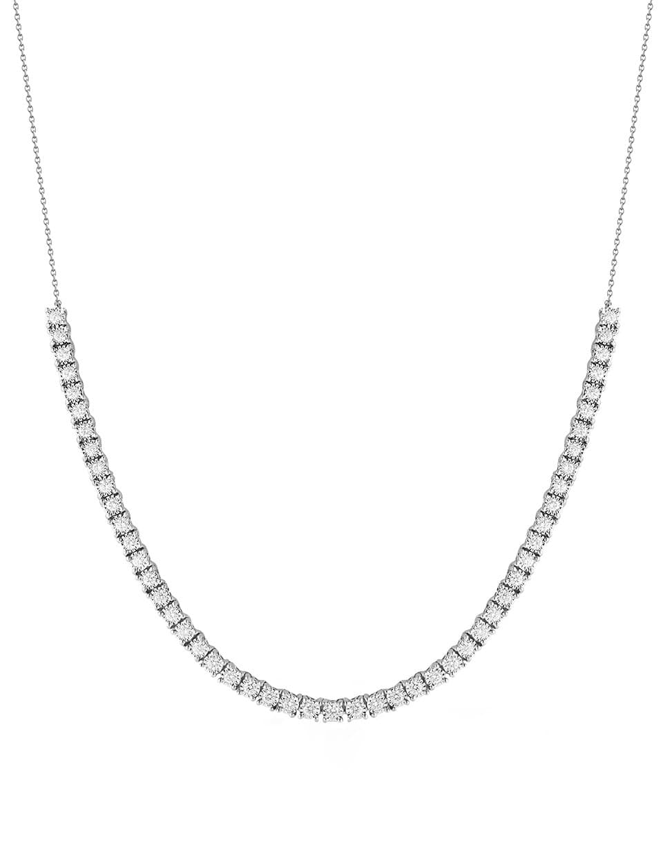 DANA REBECCA DESIGNS-White Gold Ava Bea Diamond Tennis Necklace-WHITE GOLD