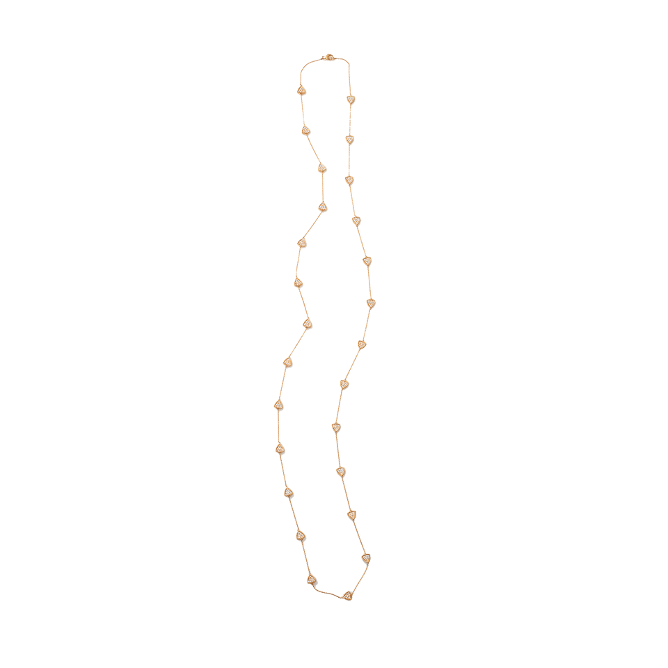 DANA REBECCA DESIGNS-Diamond Pave Station Necklace-YELLOW GOLD