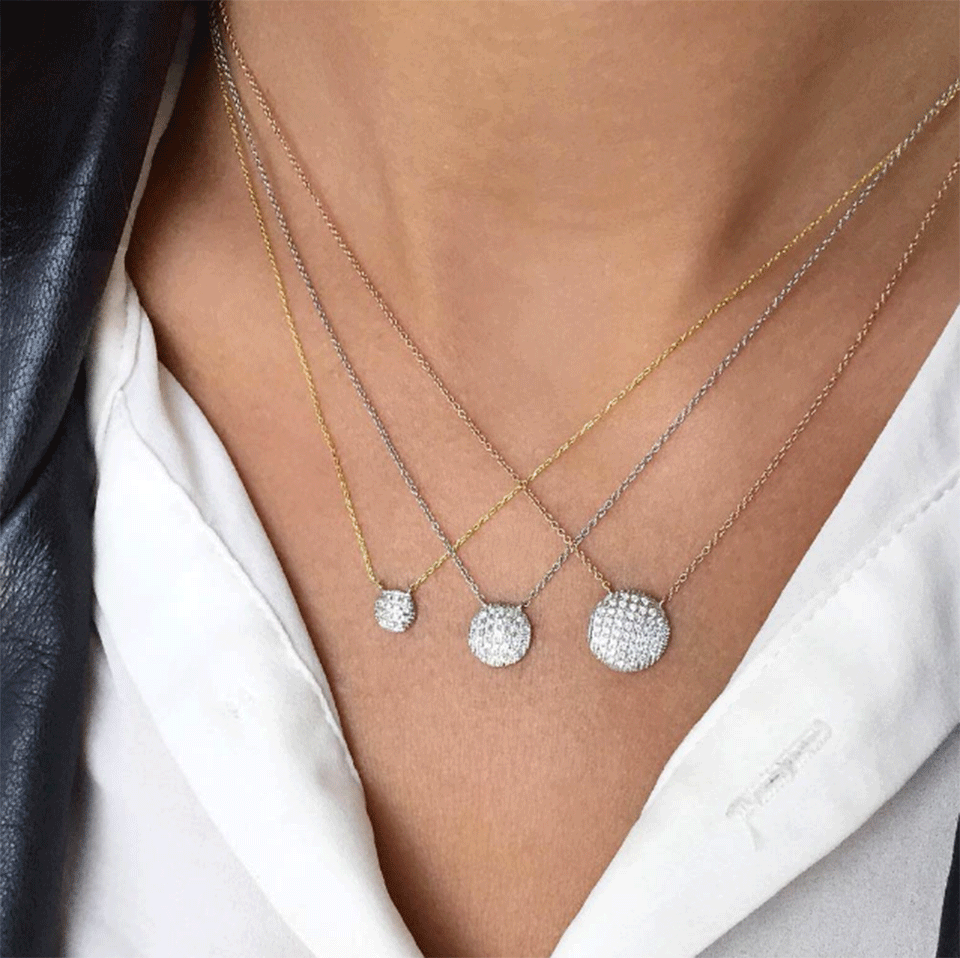 DANA REBECCA DESIGNS-Lauren Joy Large Necklace-YELLOW GOLD