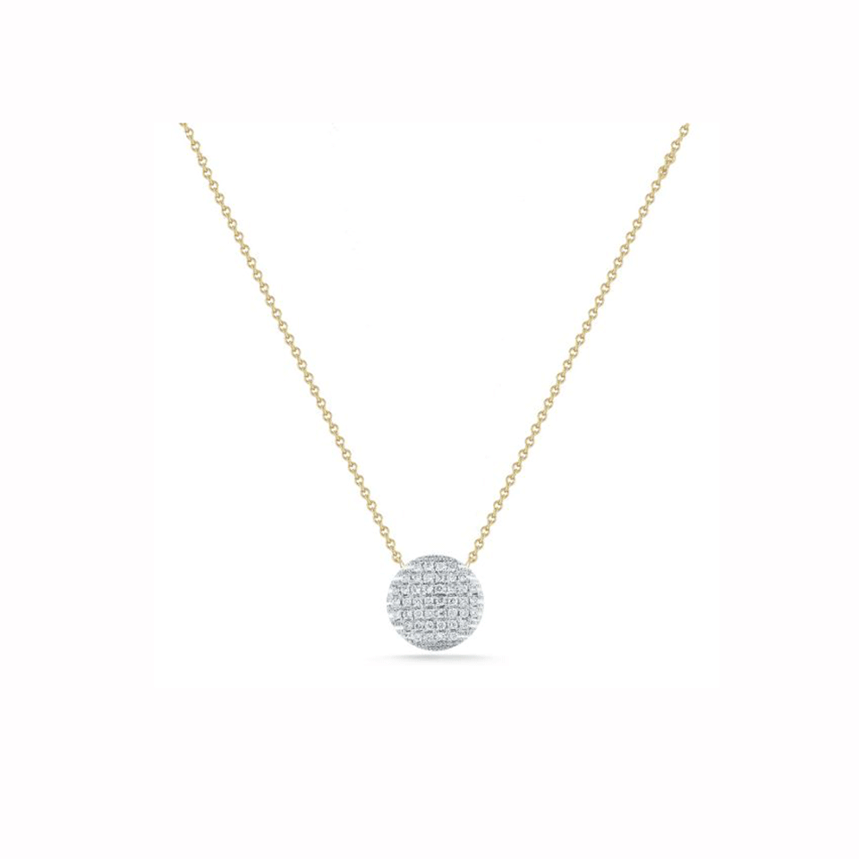 DANA REBECCA DESIGNS-Lauren Joy Large Necklace-YELLOW GOLD