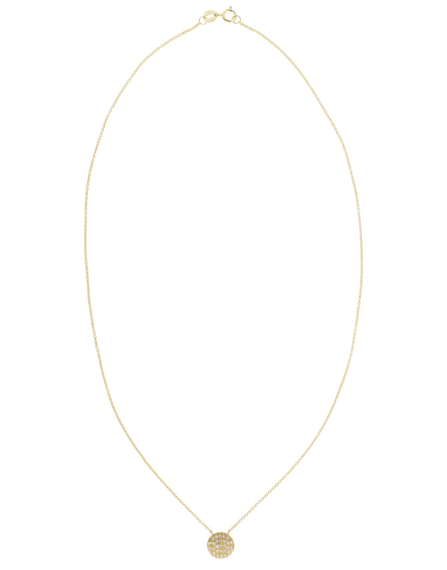 DANA REBECCA DESIGNS-Lauren Joy Medium Diamond Necklace-YELLOW GOLD