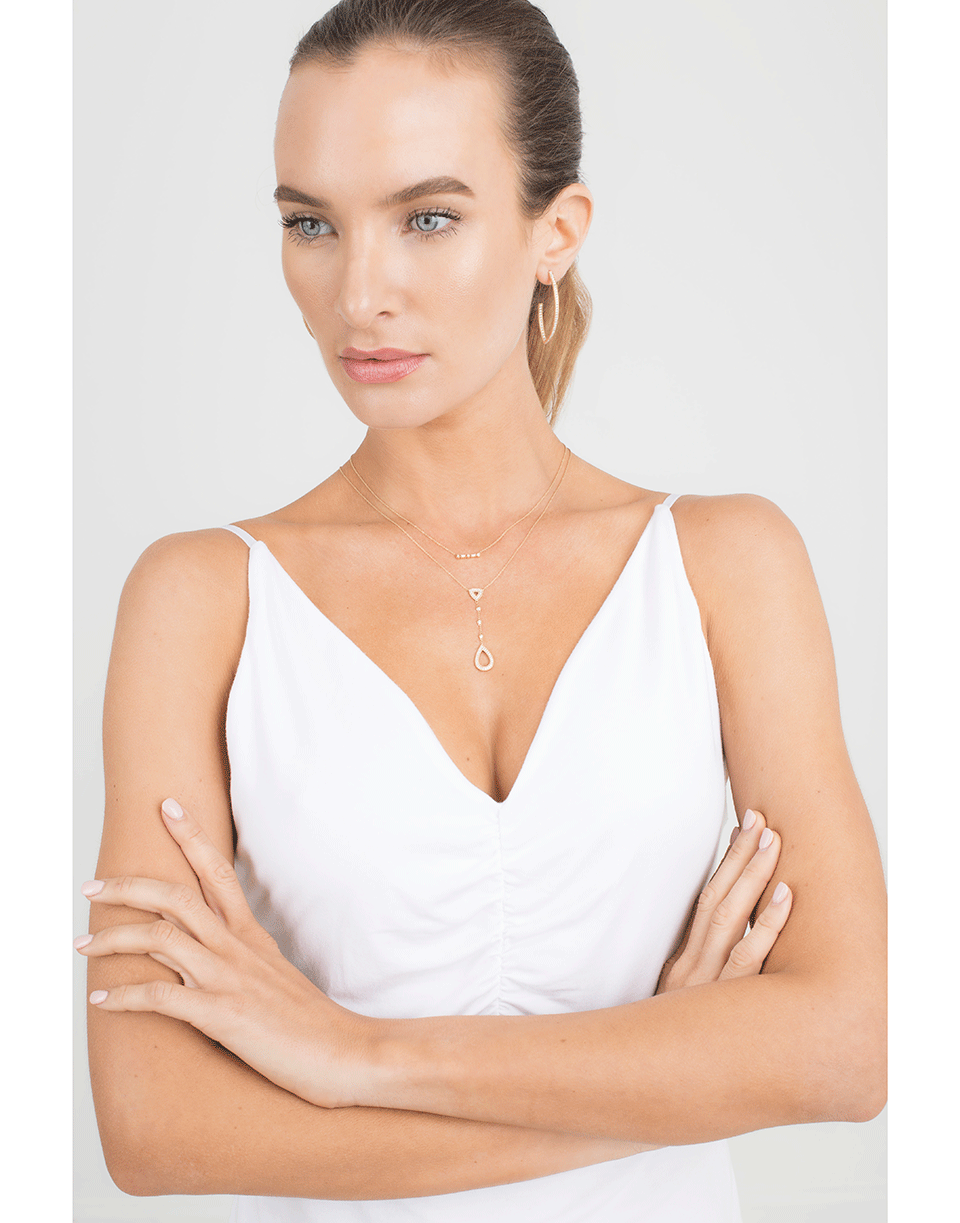 DANA REBECCA DESIGNS-Lori Page Lariat Necklace-YELLOW GOLD