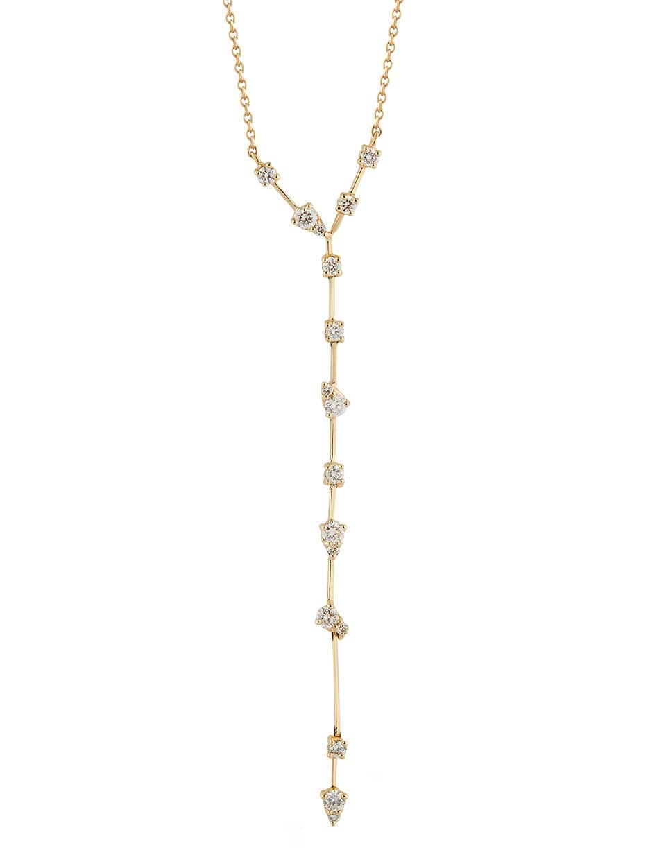 DANA REBECCA DESIGNS-Sophia Ryan Diamond Lariat Necklace-YELLOW GOLD