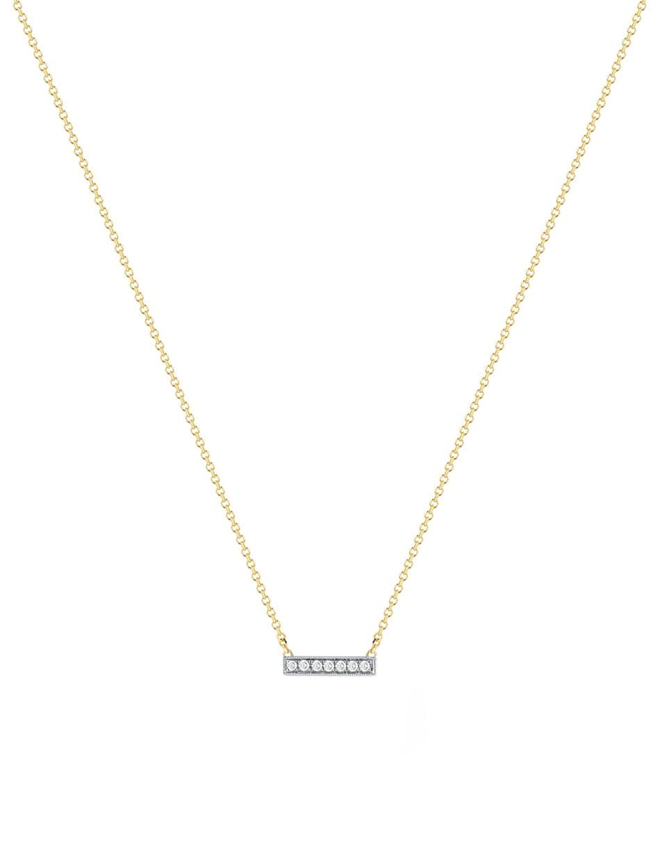 DANA REBECCA DESIGNS-Sylvie Rose Diamond Bar Yellow Gold Necklace-YELLOW GOLD