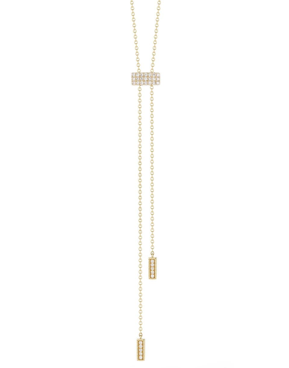 DANA REBECCA DESIGNS-Sylvie Rose Diamond Sliding Lariat Necklace-YELLOW GOLD