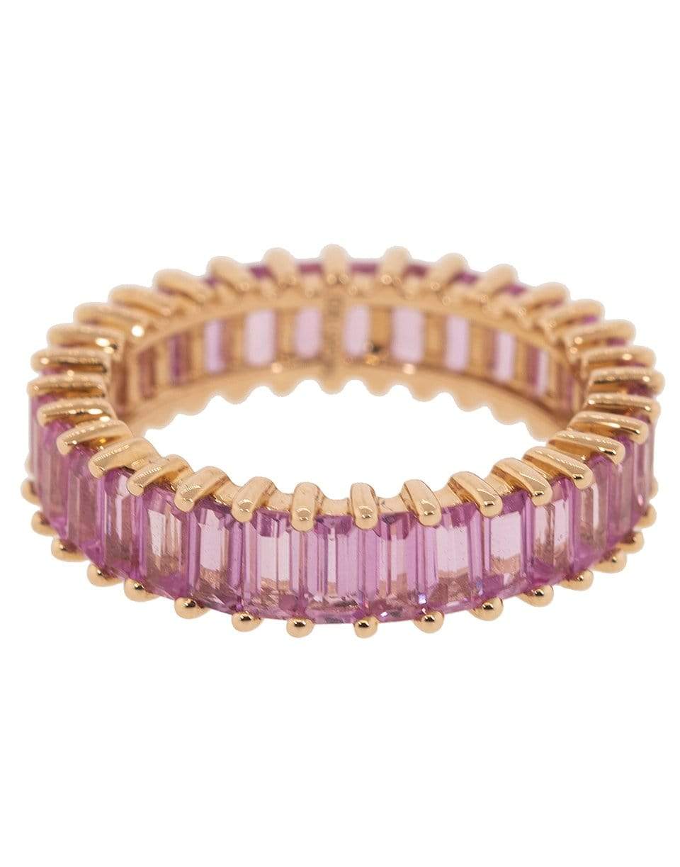DANA REBECCA DESIGNS-Kristyn Kylie Pink Sapphire Band-ROSE GOLD