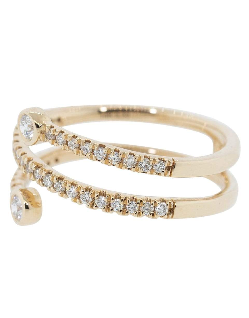DANA REBECCA DESIGNS-Lulu Jack Bezel and Pave Diamond Ring-ROSE GOLD
