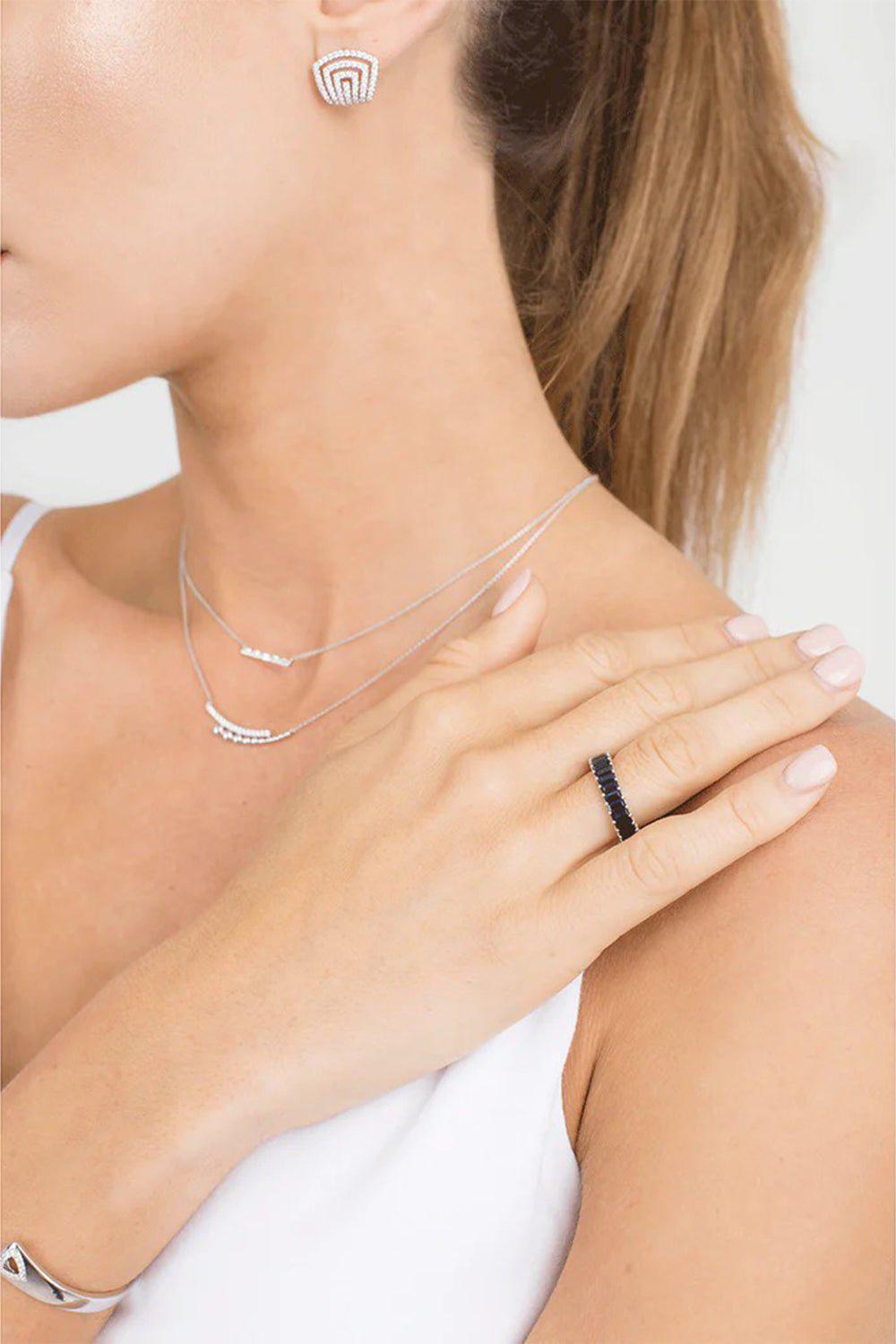 DANA REBECCA DESIGNS-Kristyn Kylie Eternity Band-WHITE GOLD