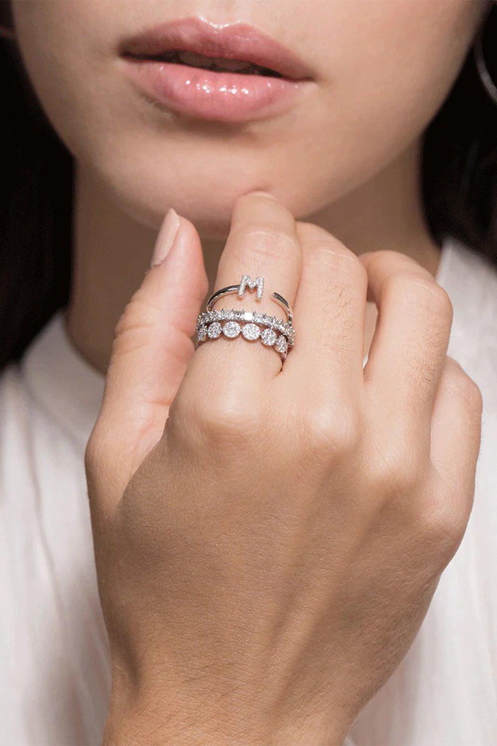 DANA REBECCA DESIGNS-White Gold Millie Ryan Diamond Eternity Ring-WHITE GOLD
