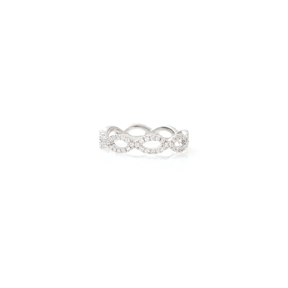 DANA REBECCA DESIGNS-Sophia Ryan Diamond Infinity Band-WHITE GOLD