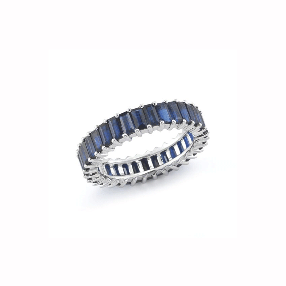 DANA REBECCA DESIGNS-Kristyn Kylie Eternity Band-WHITE GOLD