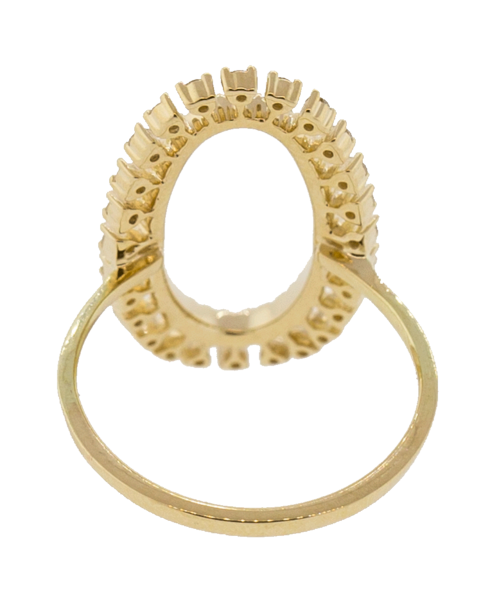 DANA REBECCA DESIGNS-Oval Diamond Ring-YELLOW GOLD