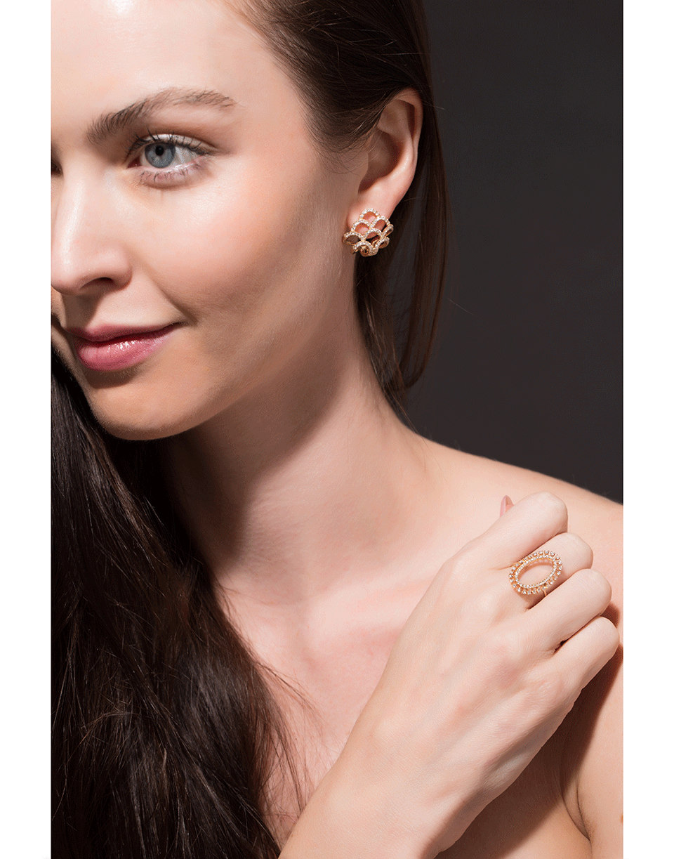 DANA REBECCA DESIGNS-Oval Diamond Ring-YELLOW GOLD