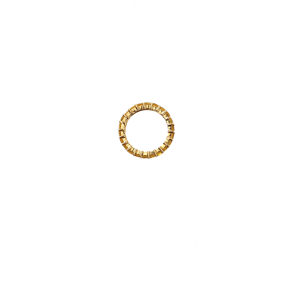 DANA REBECCA DESIGNS-Yellow Sapphire Eternity Ring-YELLOW GOLD