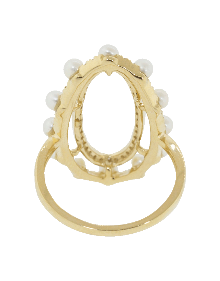DANA REBECCA DESIGNS-Pearl Ivy Ring-YELLOW GOLD