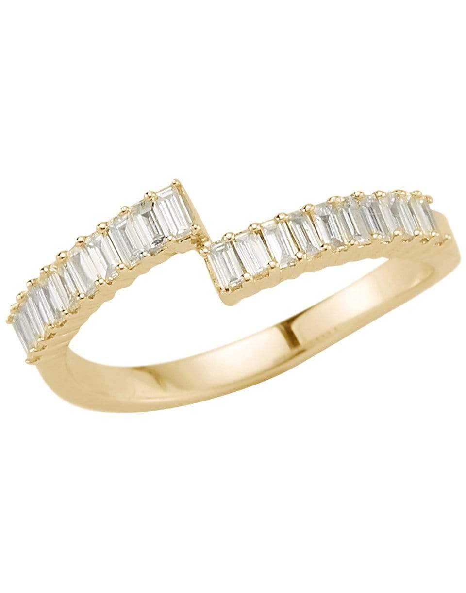 DANA REBECCA DESIGNS-Yellow Gold Sadie Pearl Split Baguette Ring-YELLOW GOLD