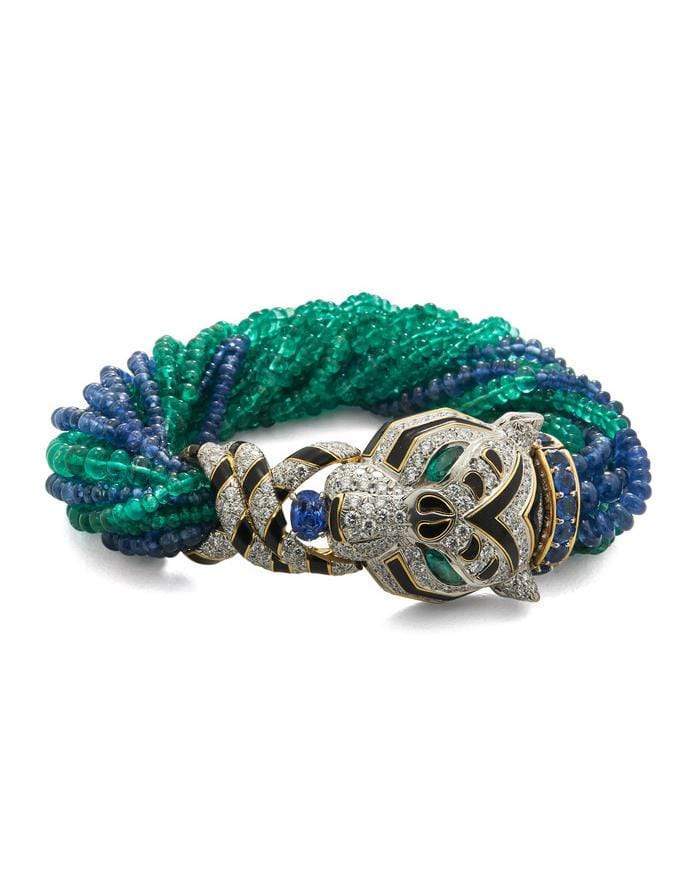 DAVID WEBB-Tiger Bracelet-PLATINUM