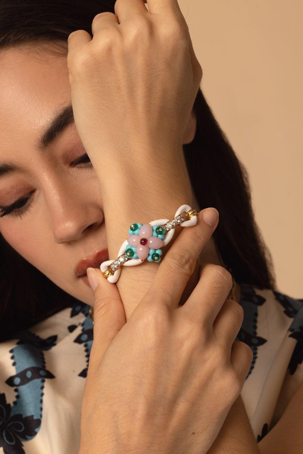 DAVID WEBB-Asheville Bracelet-YELLOW GOLD