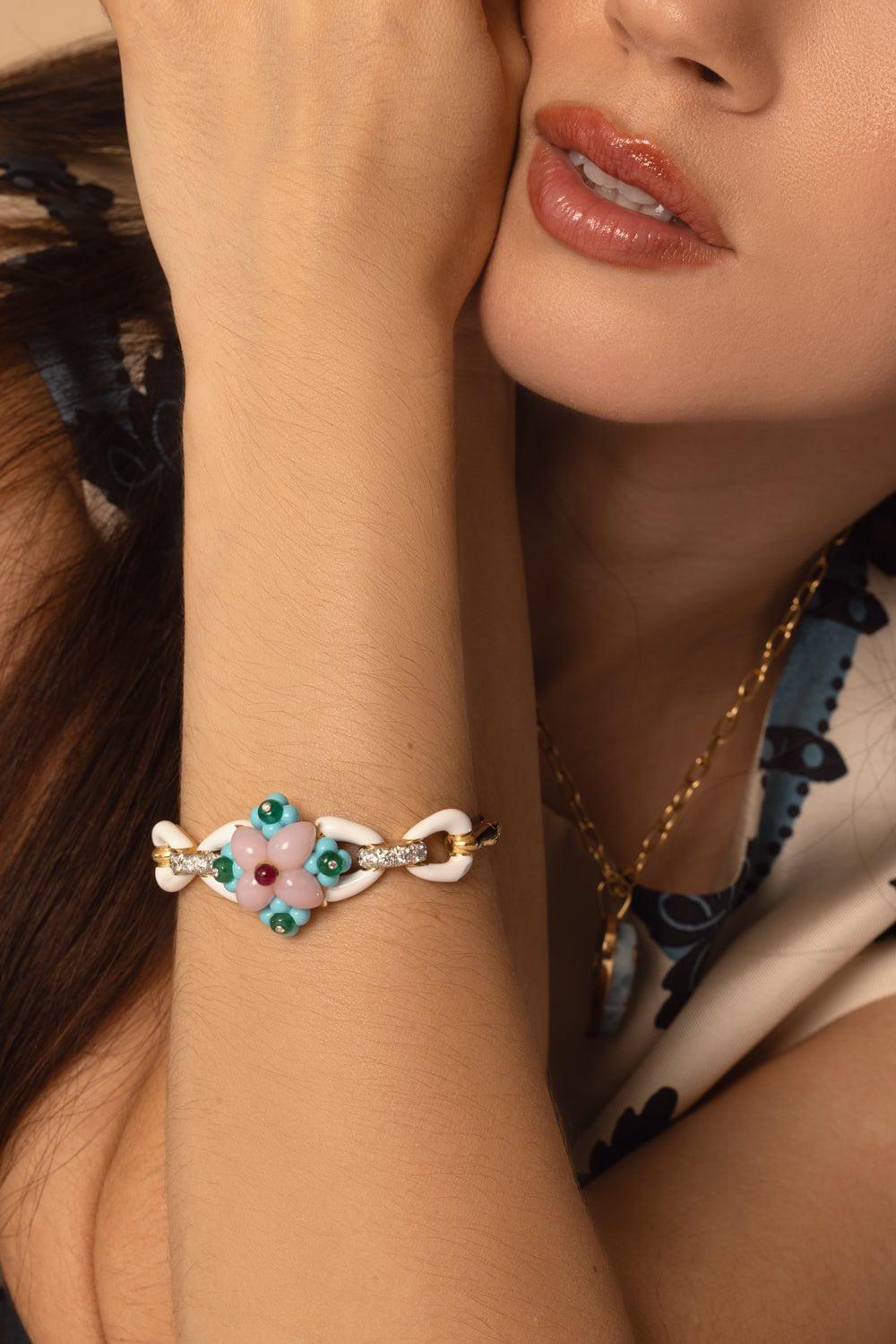 DAVID WEBB-Asheville Bracelet-YELLOW GOLD