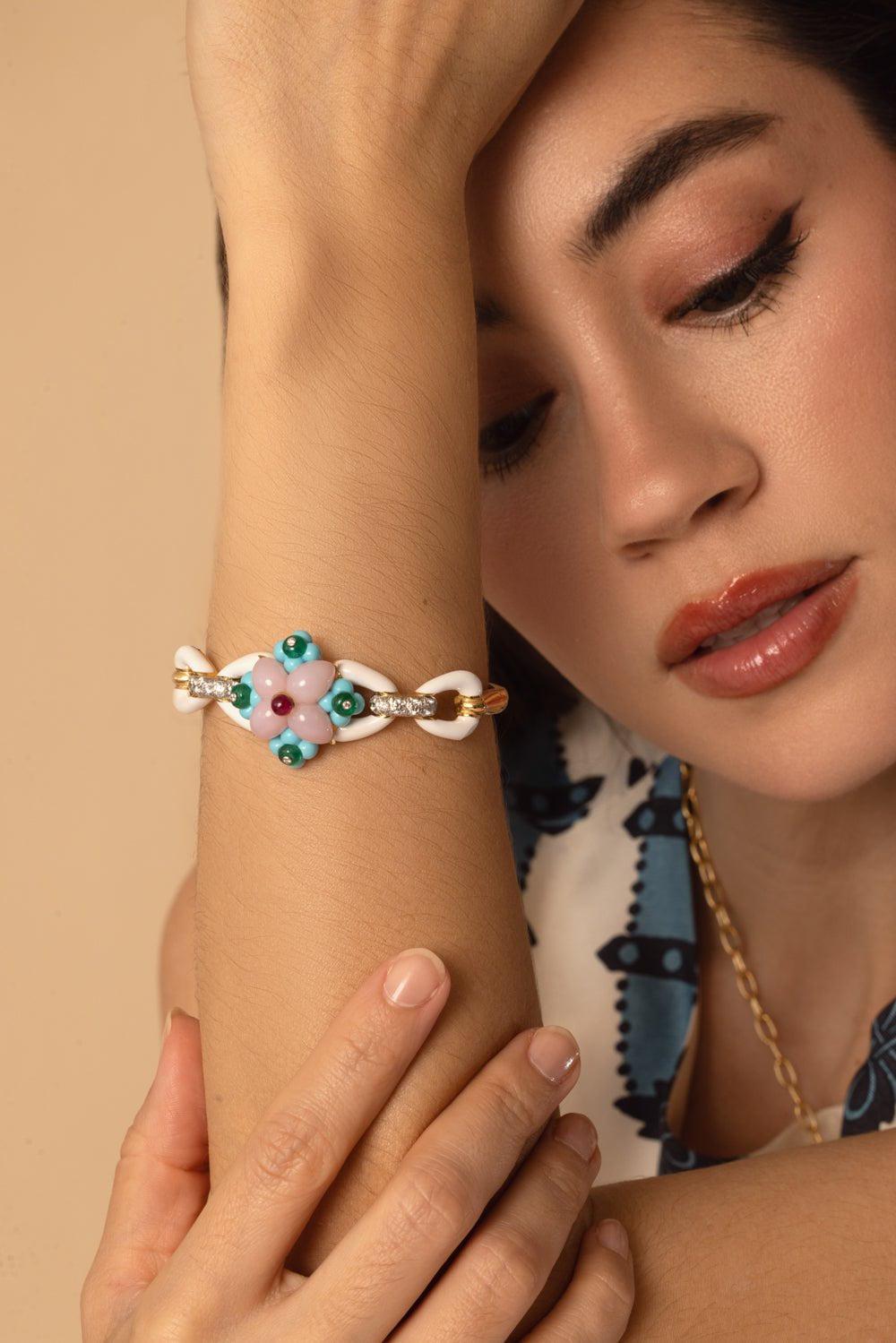 DAVID WEBB-Asheville Bracelet-YELLOW GOLD