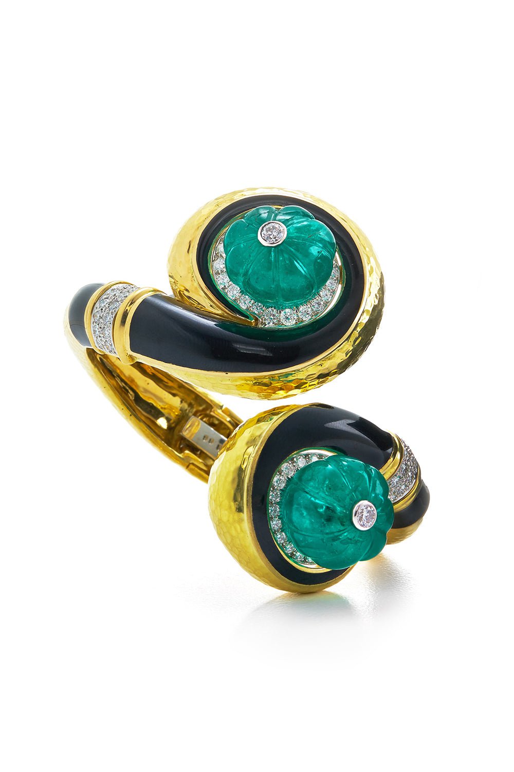 DAVID WEBB-Chloe Crossover Bracelet-YELLOW GOLD