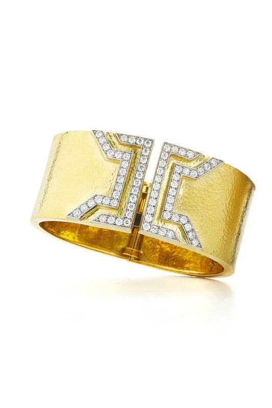 DAVID WEBB-Electra Cuff Bracelet-YELLOW GOLD