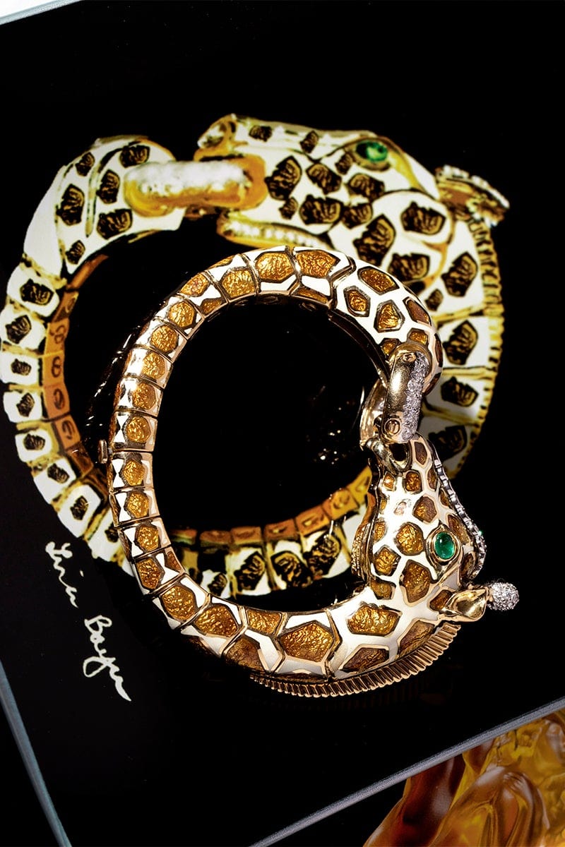 DAVID WEBB-Giraffe Bracelet-YELLOW GOLD