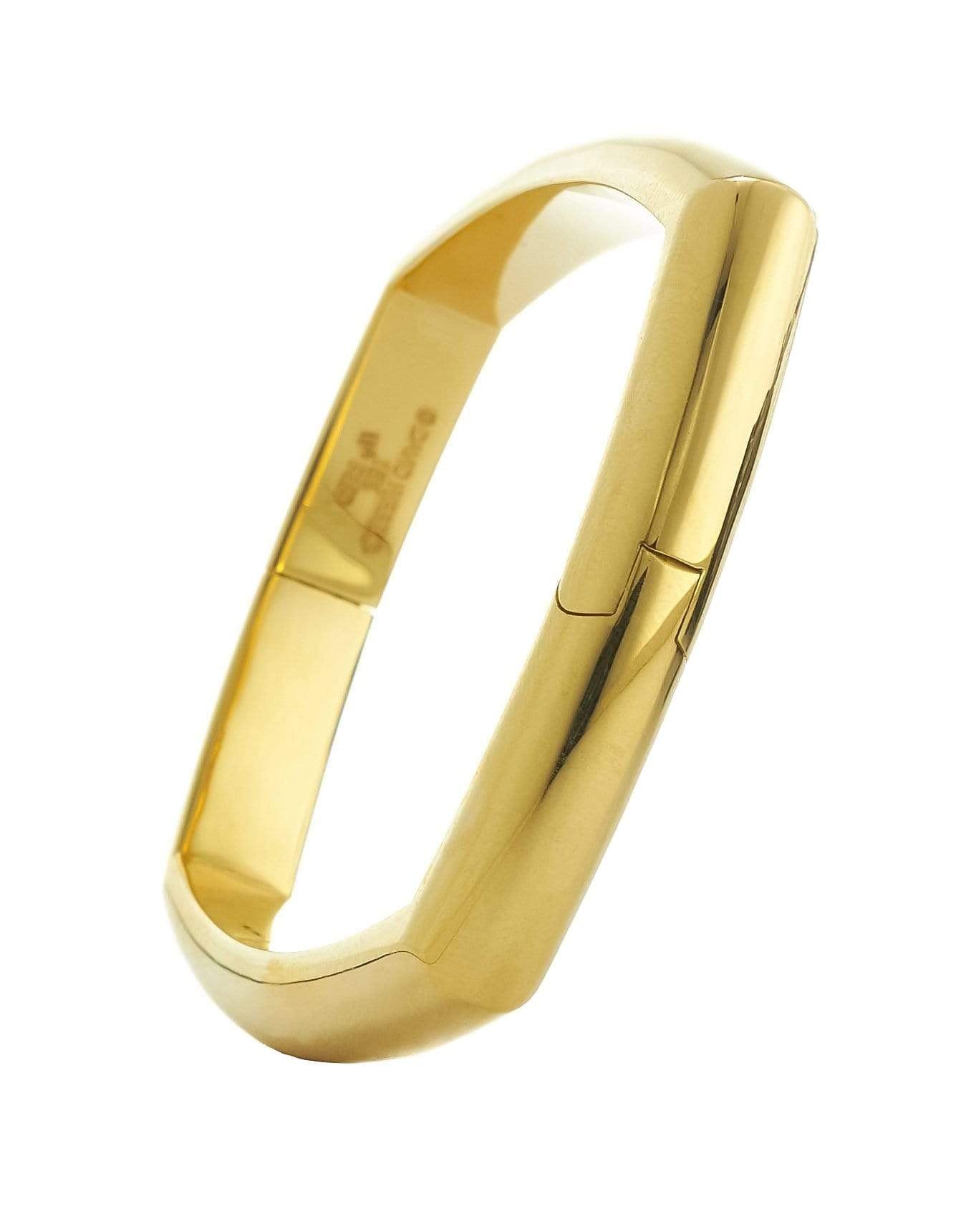 DAVID WEBB-Polished Gold Quad Bangle-YELLOW GOLD