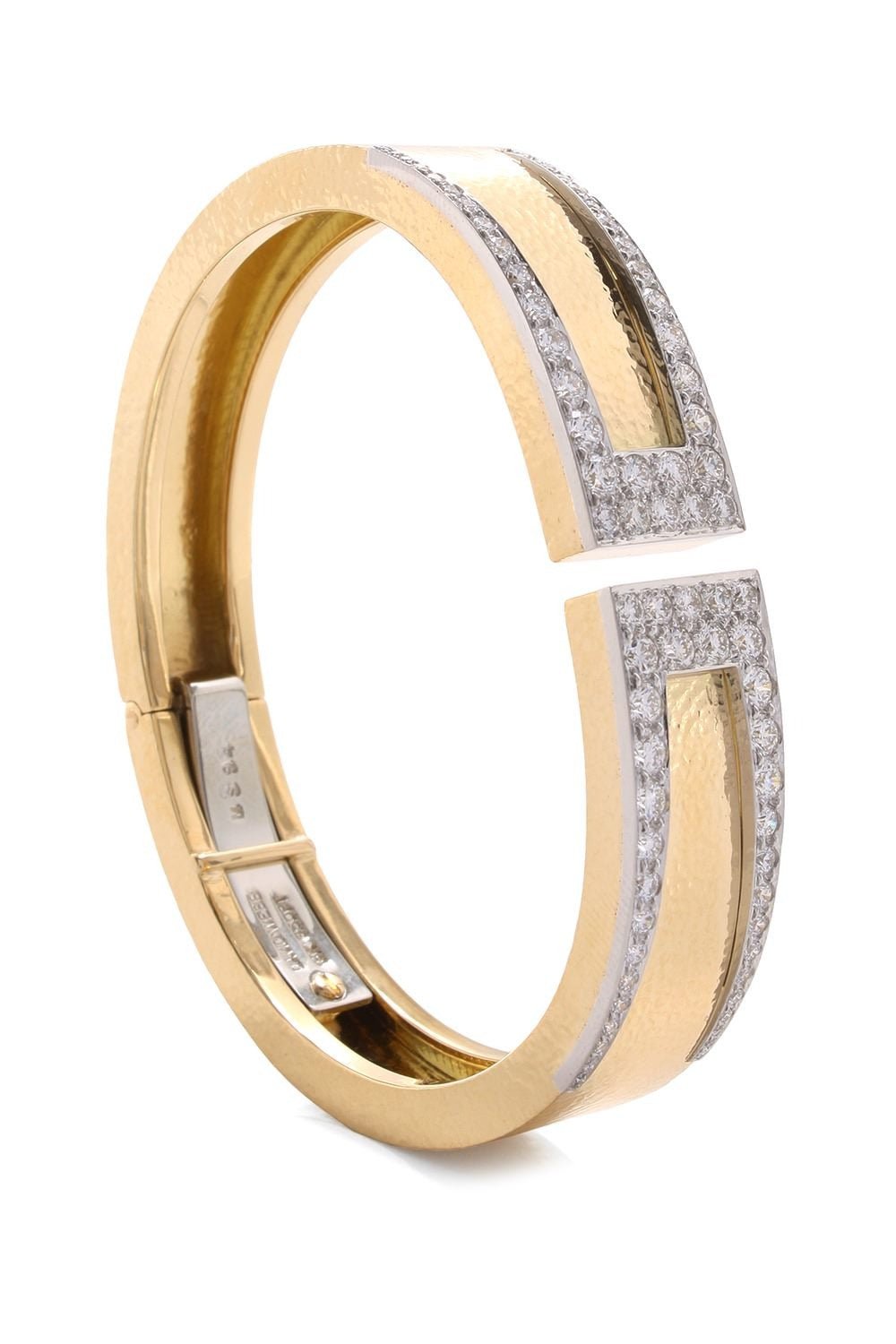 DAVID WEBB-Slim Gap Cuff-YELLOW GOLD
