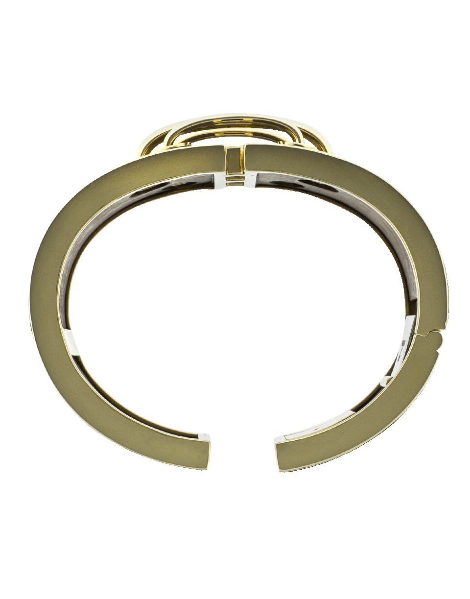 DAVID WEBB-Shoe Lace Cuff Bracelet-YELLOW GOLD