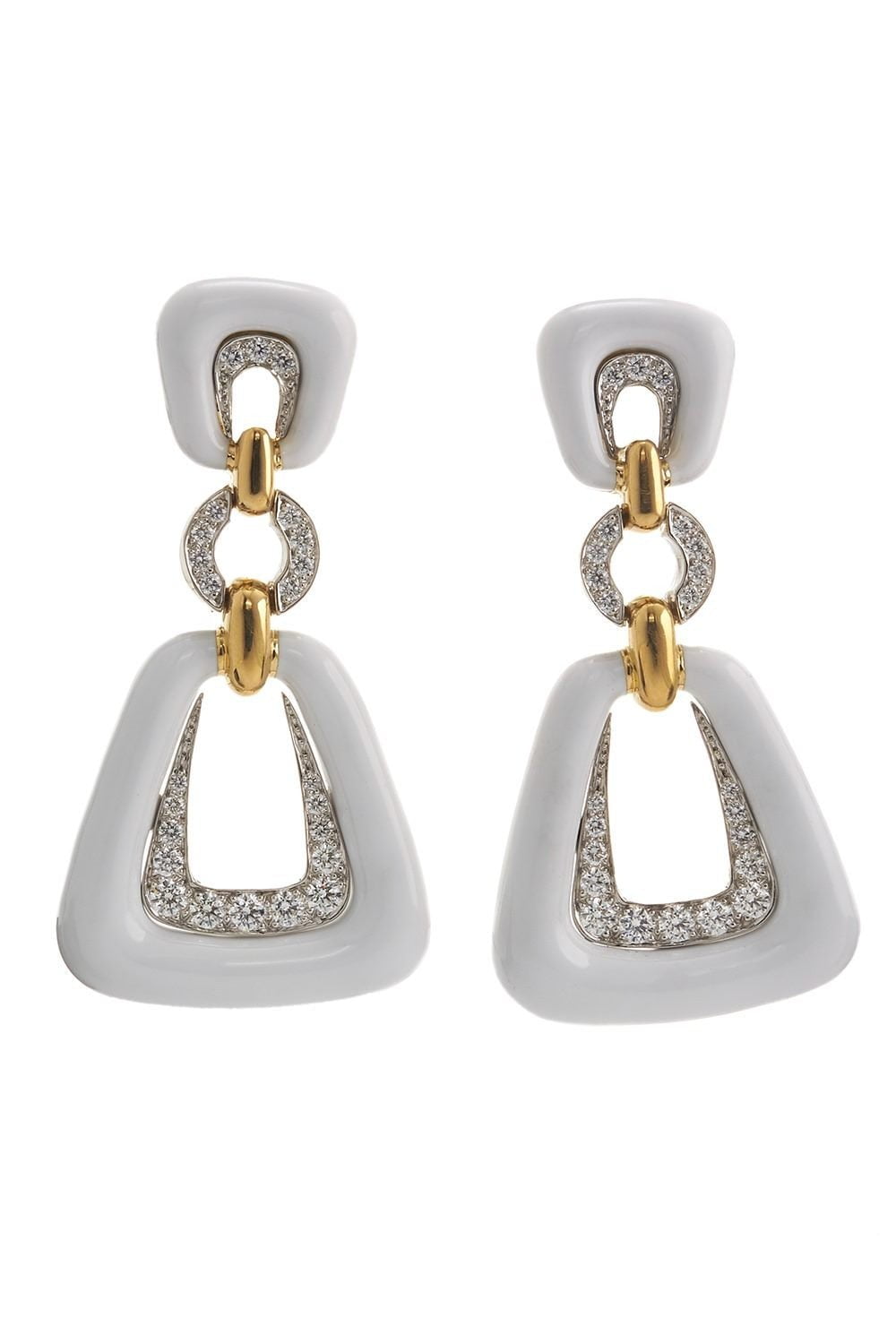DAVID WEBB-Dinner Bell Earrings-YELLOW GOLD