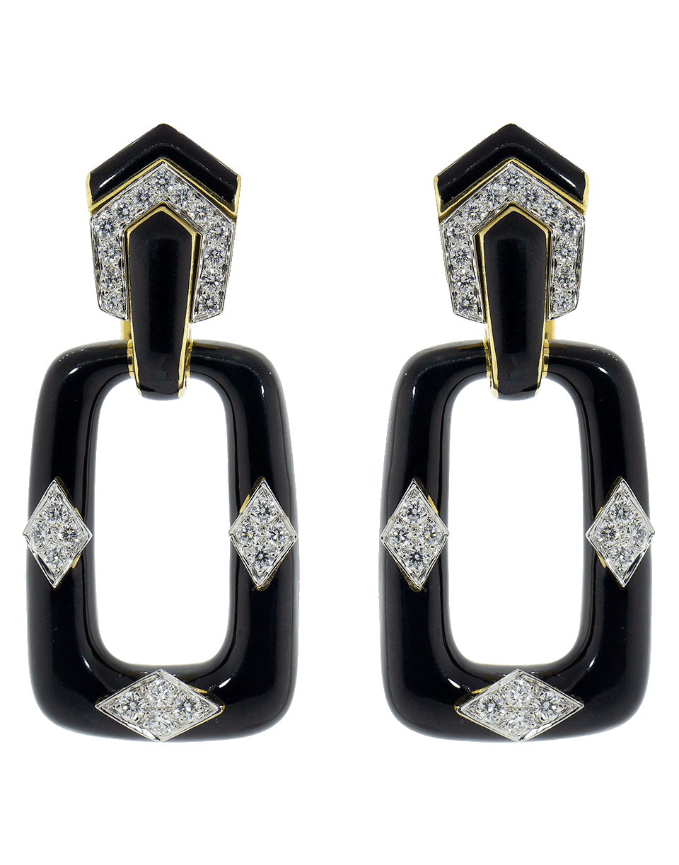 DAVID WEBB-Manhattan Minimalism Earrings-YELLOW GOLD