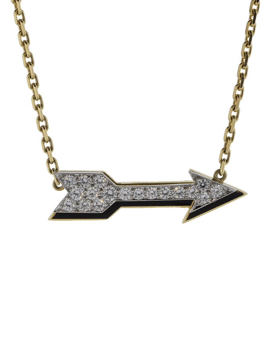 DAVID WEBB-Arrow Necklace-YELLOW GOLD