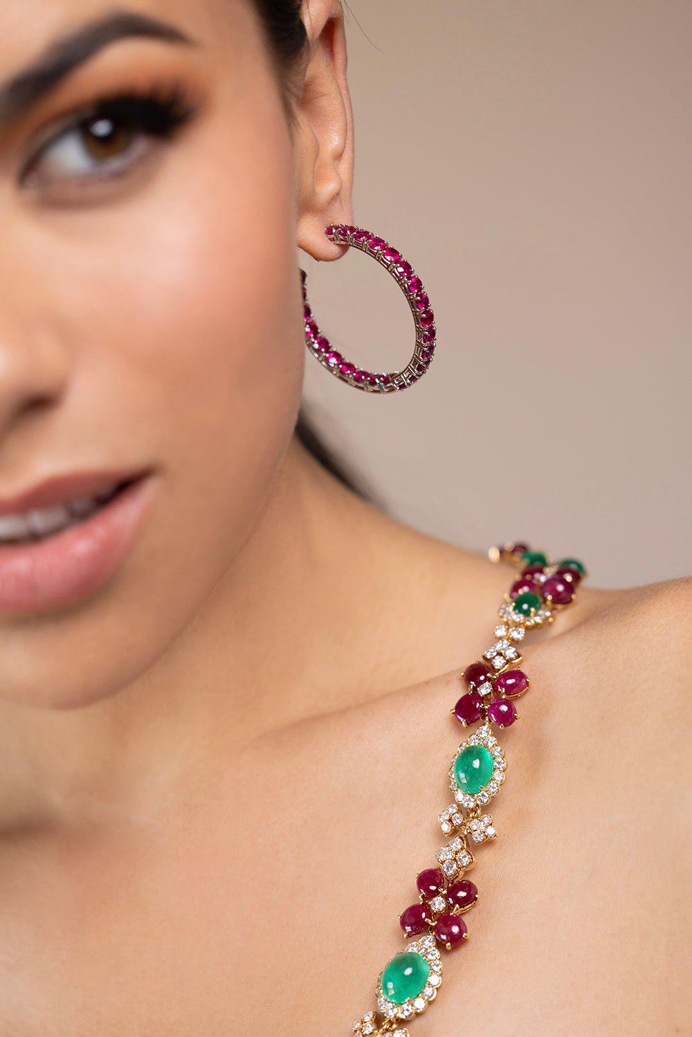 DAVID WEBB-Summer Berries Necklace-YELLOW GOLD