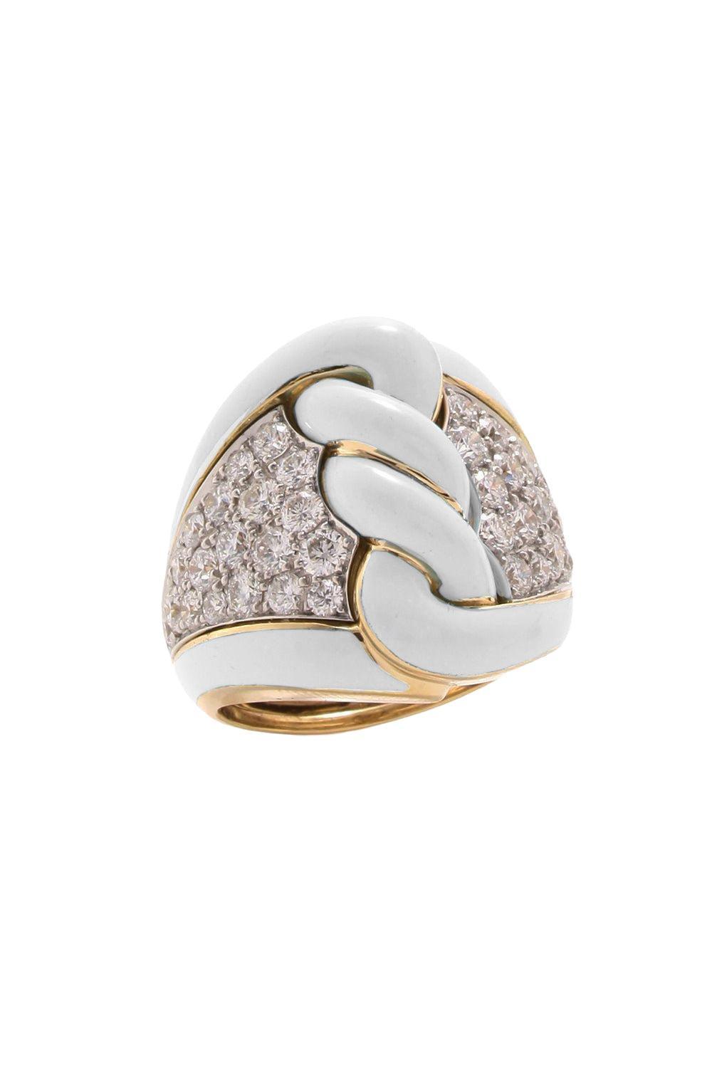 Diamond Rope Ring-YELLOW GOLD-6.5-JEWELRYFINE JEWELRING-DAVID WEBB