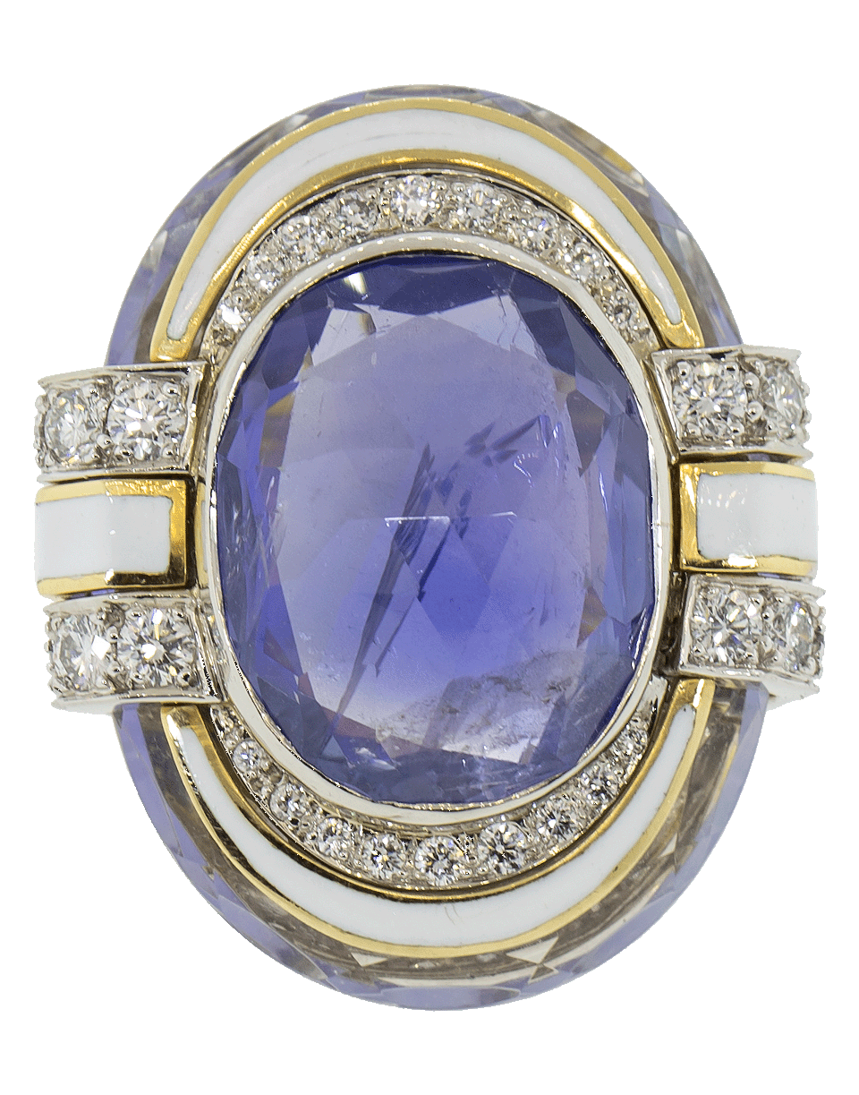 DAVID WEBB-East West Ring-PLATINUM