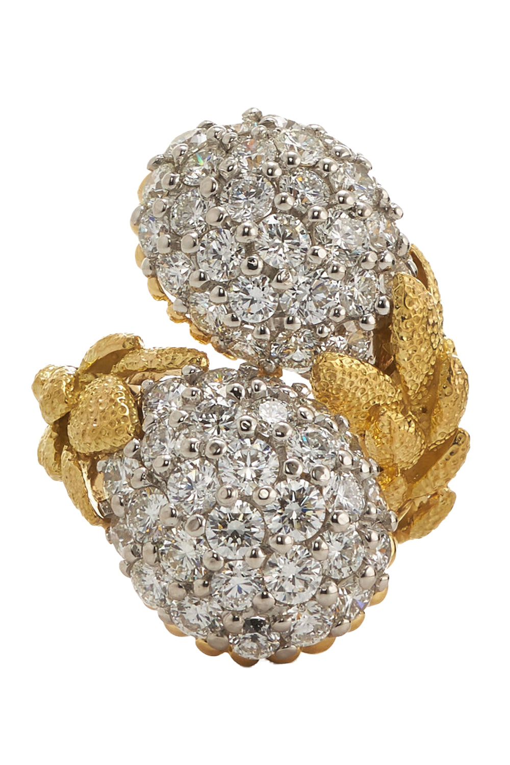Diamond Crossover Ring